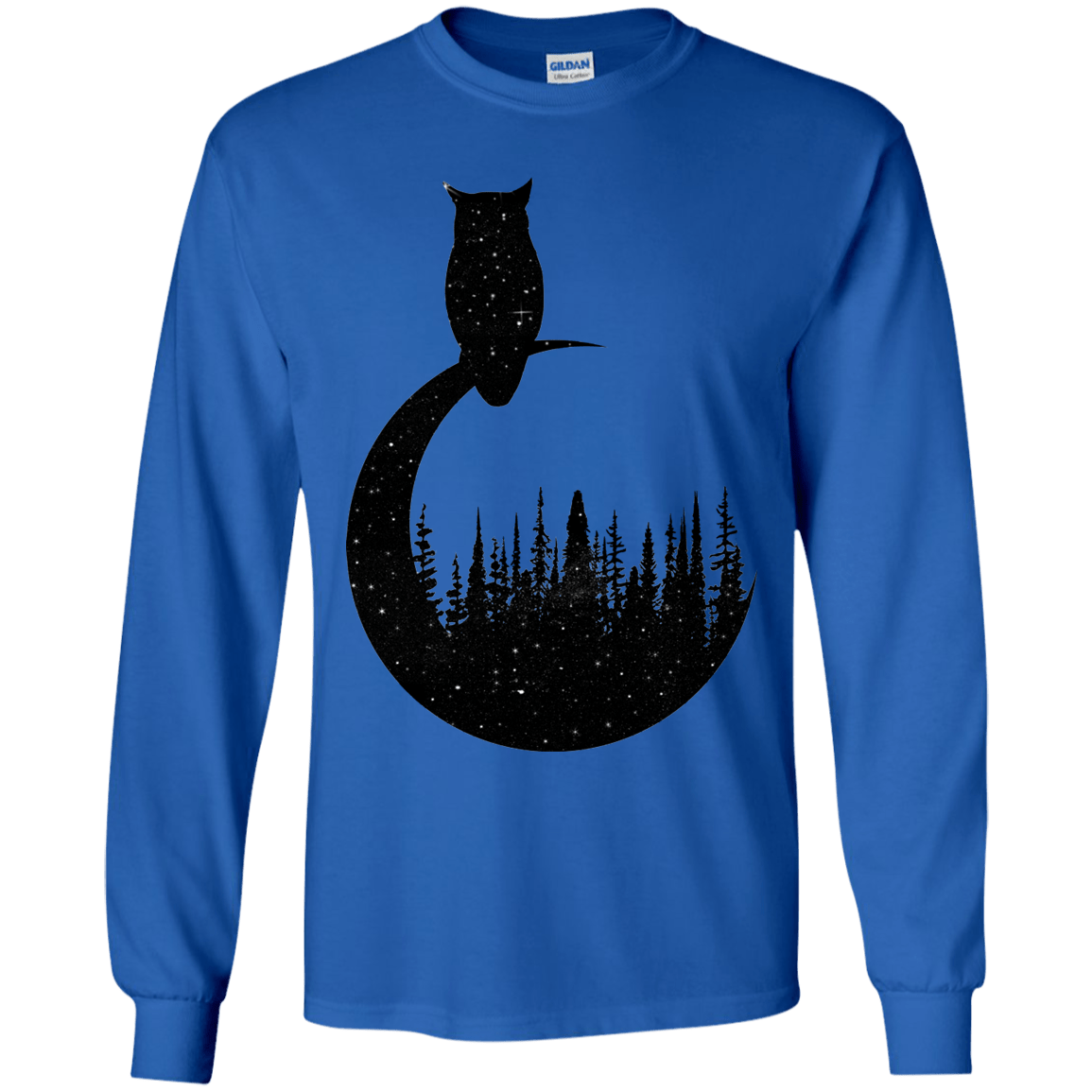 Perched Owl Youth Long Sleeve T-Shirt