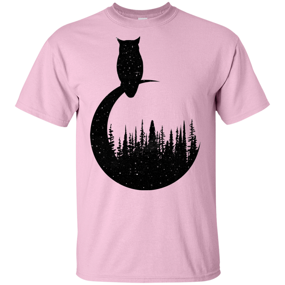 T-Shirts Light Pink / YXS Perched Owl Youth T-Shirt