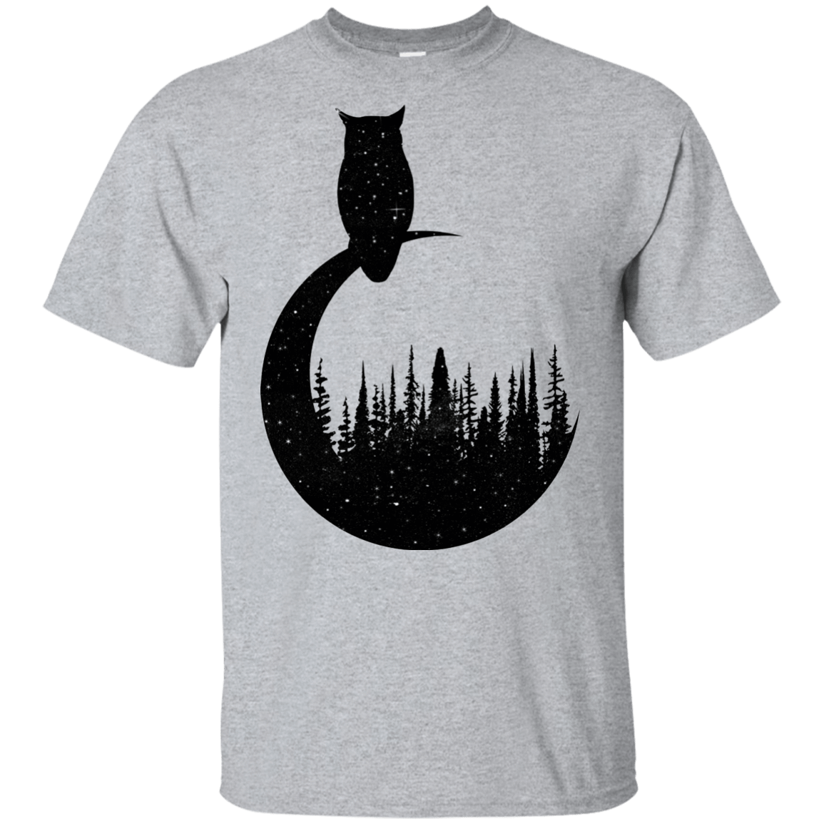 T-Shirts Sport Grey / YXS Perched Owl Youth T-Shirt