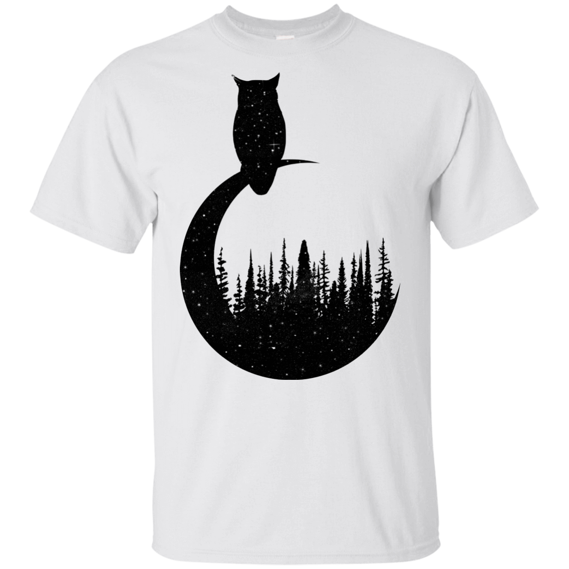 T-Shirts White / YXS Perched Owl Youth T-Shirt