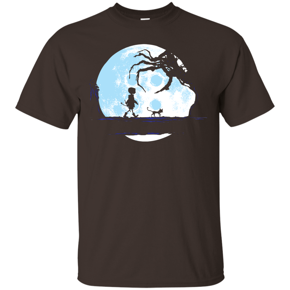 T-Shirts Dark Chocolate / S Perfect Moonwalk- Coraline T-Shirt