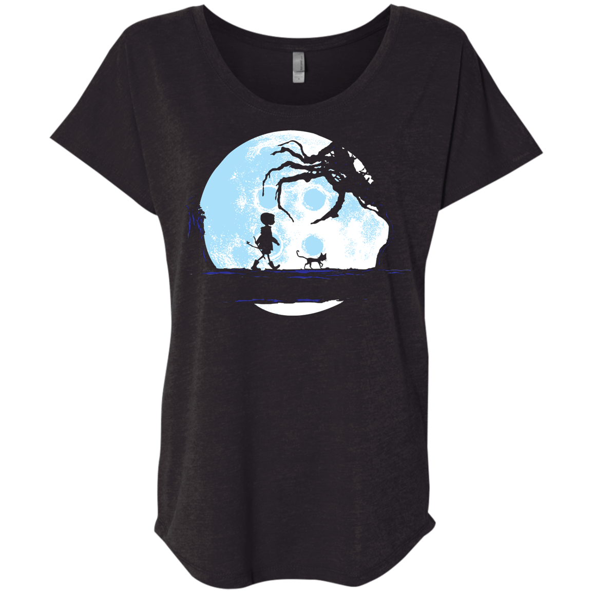 Perfect Moonwalk- Coraline Triblend Dolman Sleeve