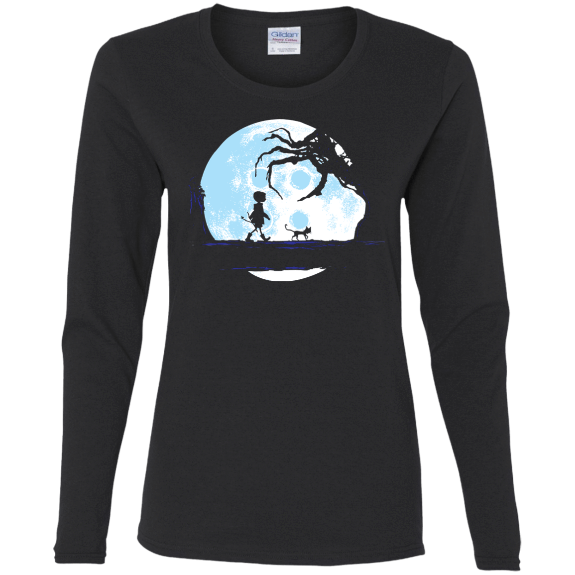 T-Shirts Black / S Perfect Moonwalk- Coraline Women's Long Sleeve T-Shirt