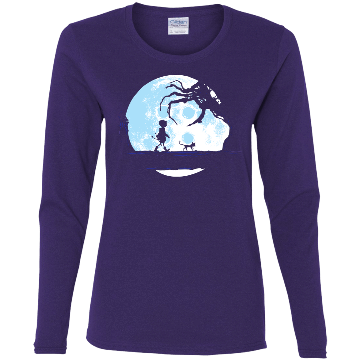 T-Shirts Purple / S Perfect Moonwalk- Coraline Women's Long Sleeve T-Shirt