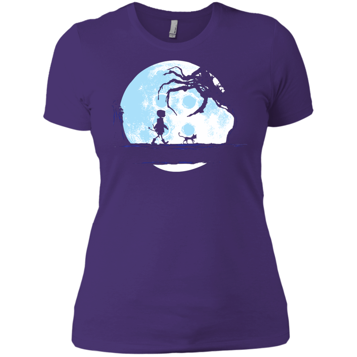 T-Shirts Purple Rush/ / X-Small Perfect Moonwalk- Coraline Women's Premium T-Shirt