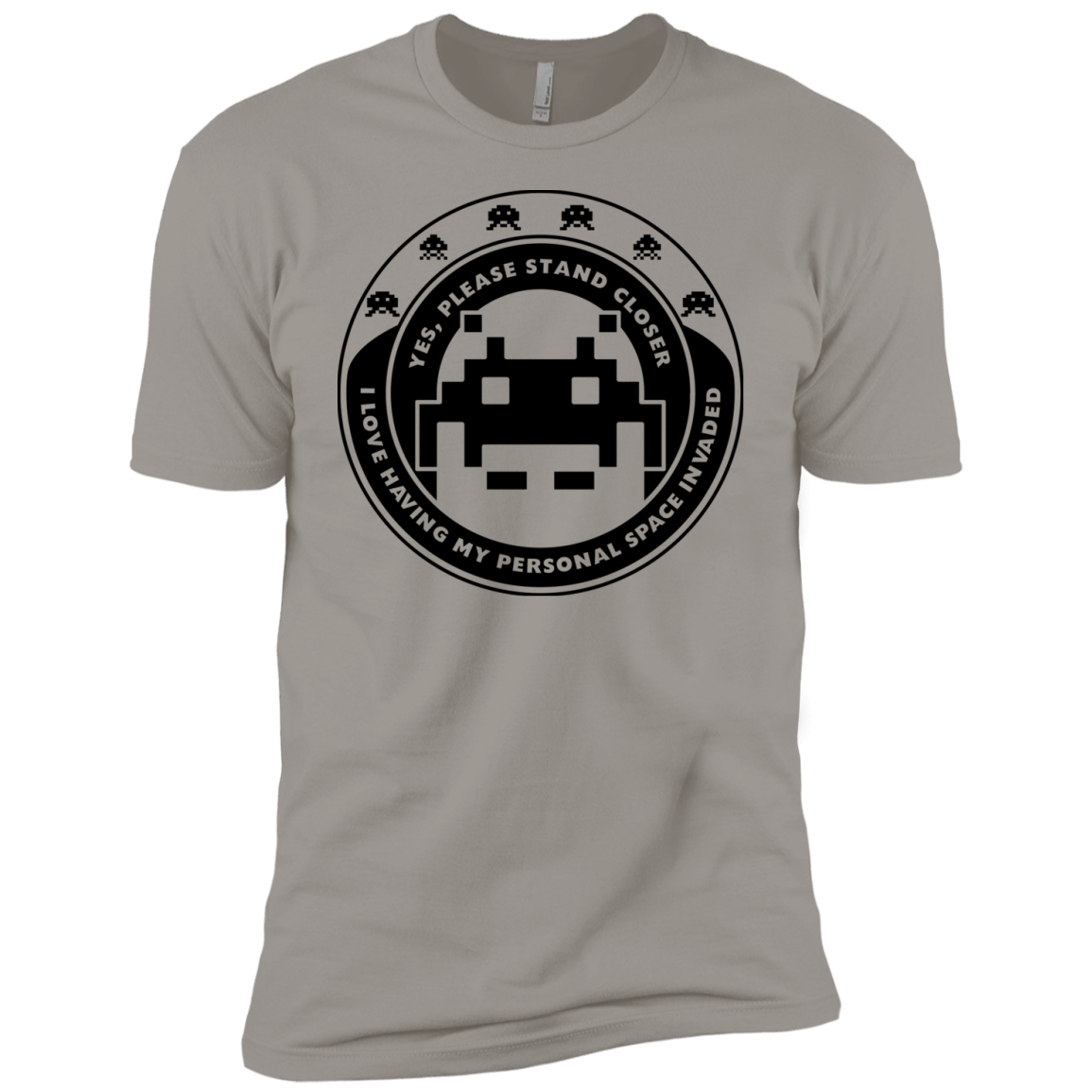 T-Shirts Light Grey / YXS Personal Space Invader Boys Premium T-Shirt