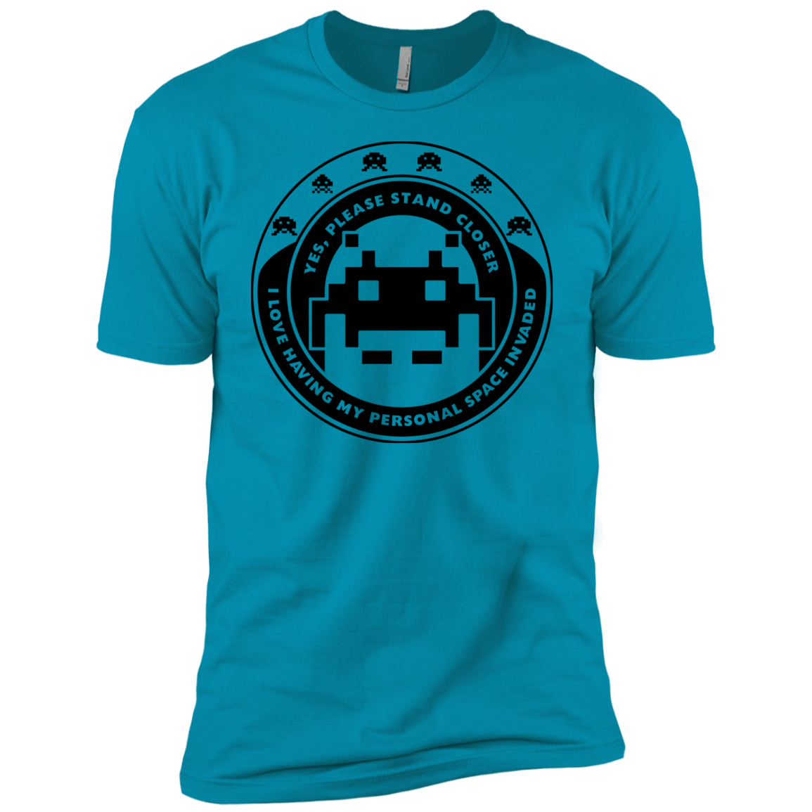 T-Shirts Turquoise / YXS Personal Space Invader Boys Premium T-Shirt