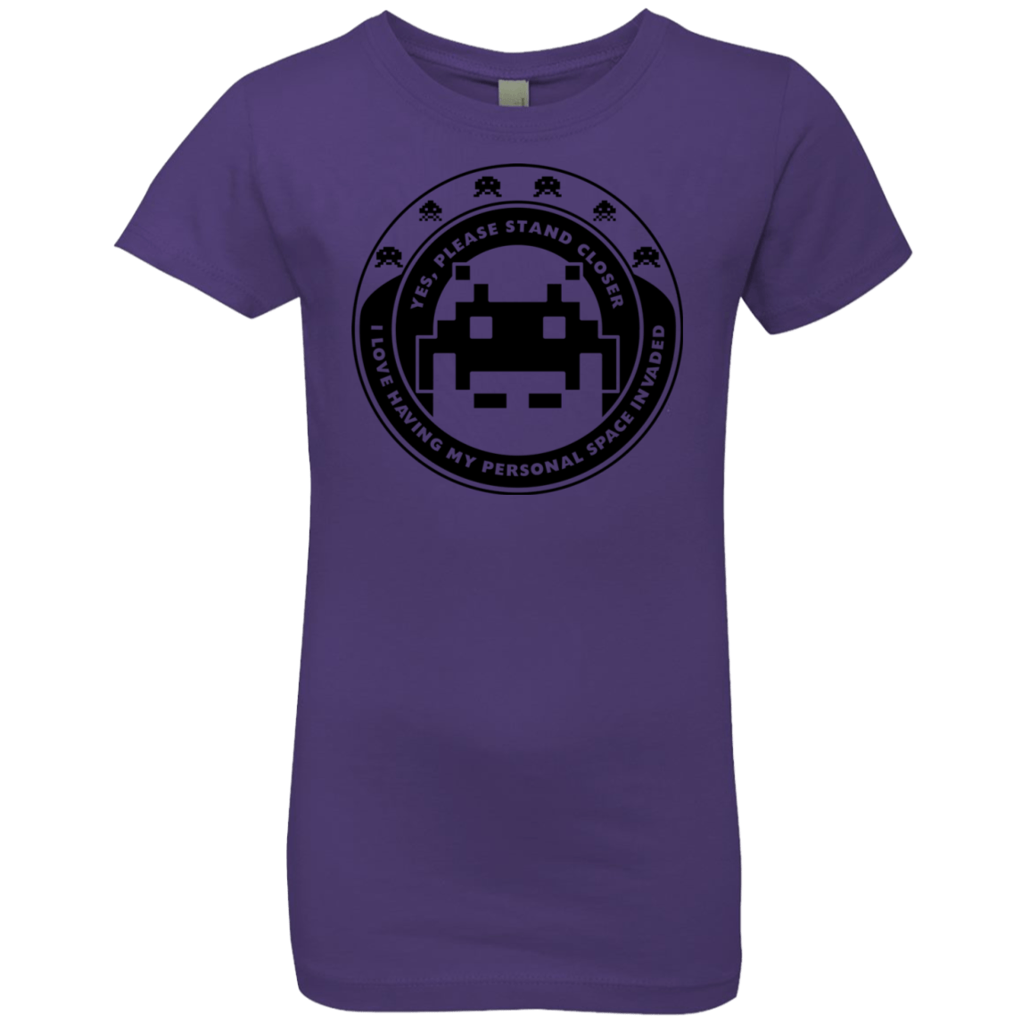 T-Shirts Purple Rush / YXS Personal Space Invader Girls Premium T-Shirt