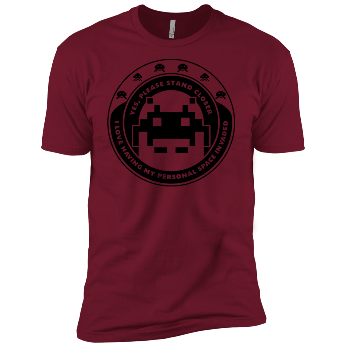 T-Shirts Cardinal / X-Small Personal Space Invader Men's Premium T-Shirt