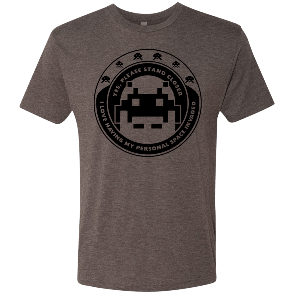 T-Shirts Macchiato / S Personal Space Invader Men's Triblend T-Shirt