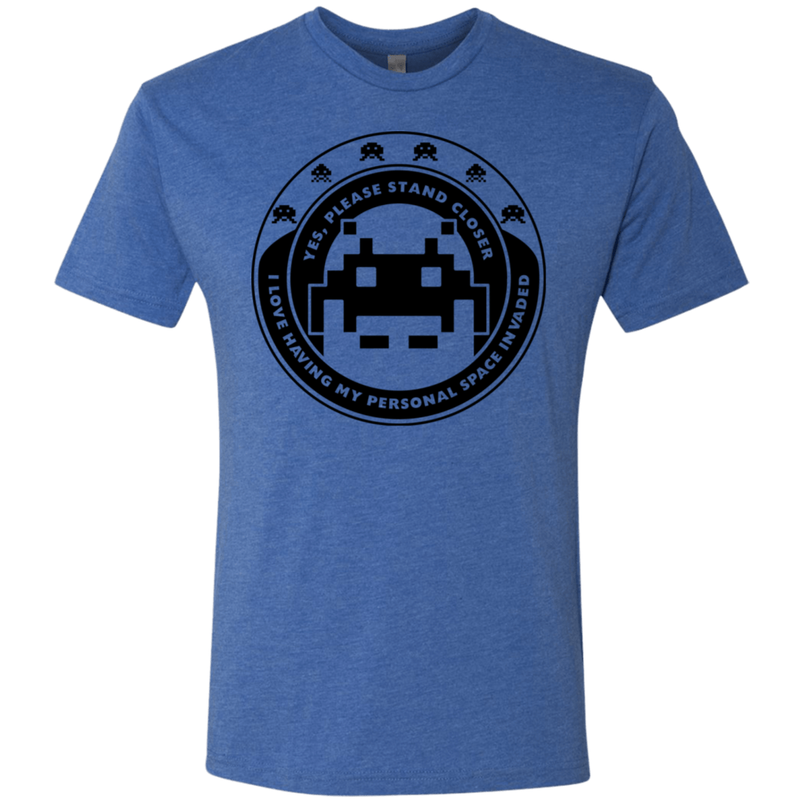 T-Shirts Vintage Royal / S Personal Space Invader Men's Triblend T-Shirt