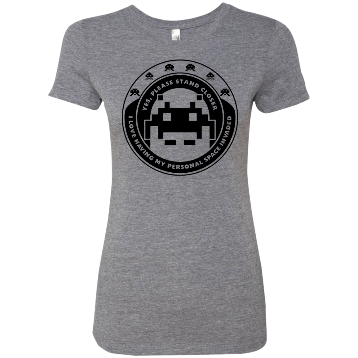 T-Shirts Premium Heather / S Personal Space Invader Women's Triblend T-Shirt
