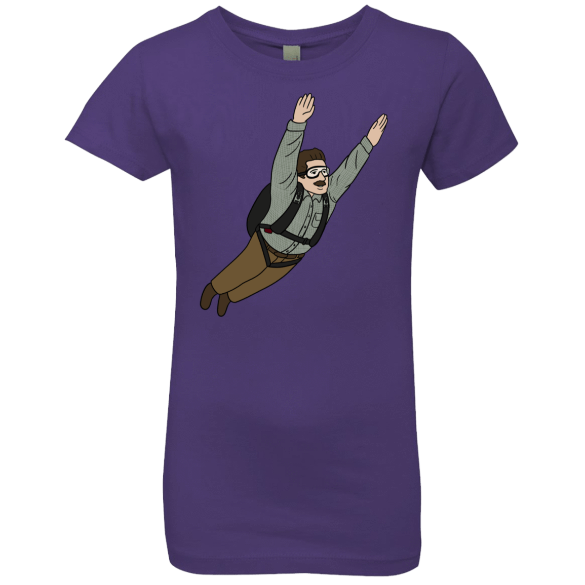 T-Shirts Purple Rush / YXS Peter is my Hero Girls Premium T-Shirt