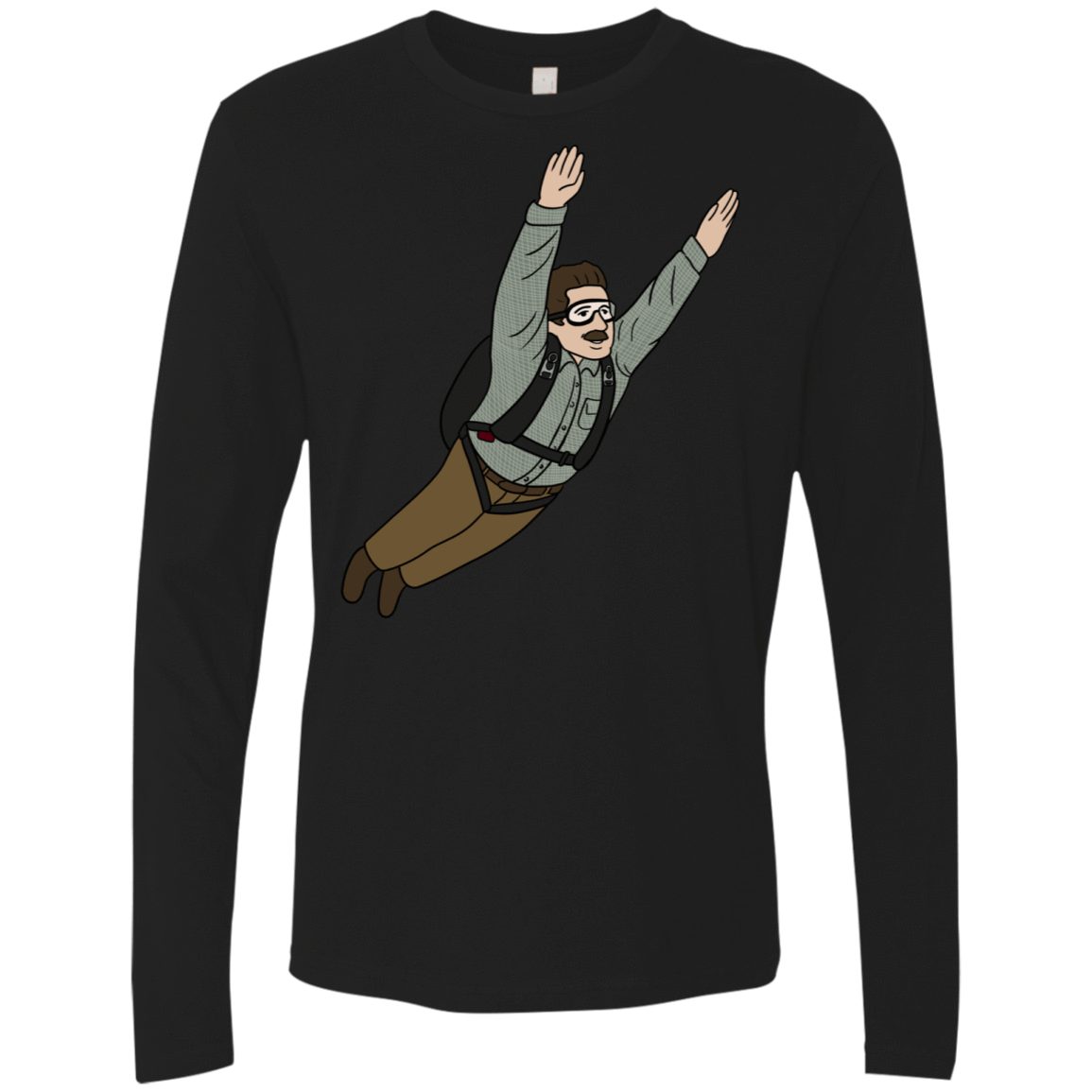 T-Shirts Black / S Peter is my Hero Men's Premium Long Sleeve