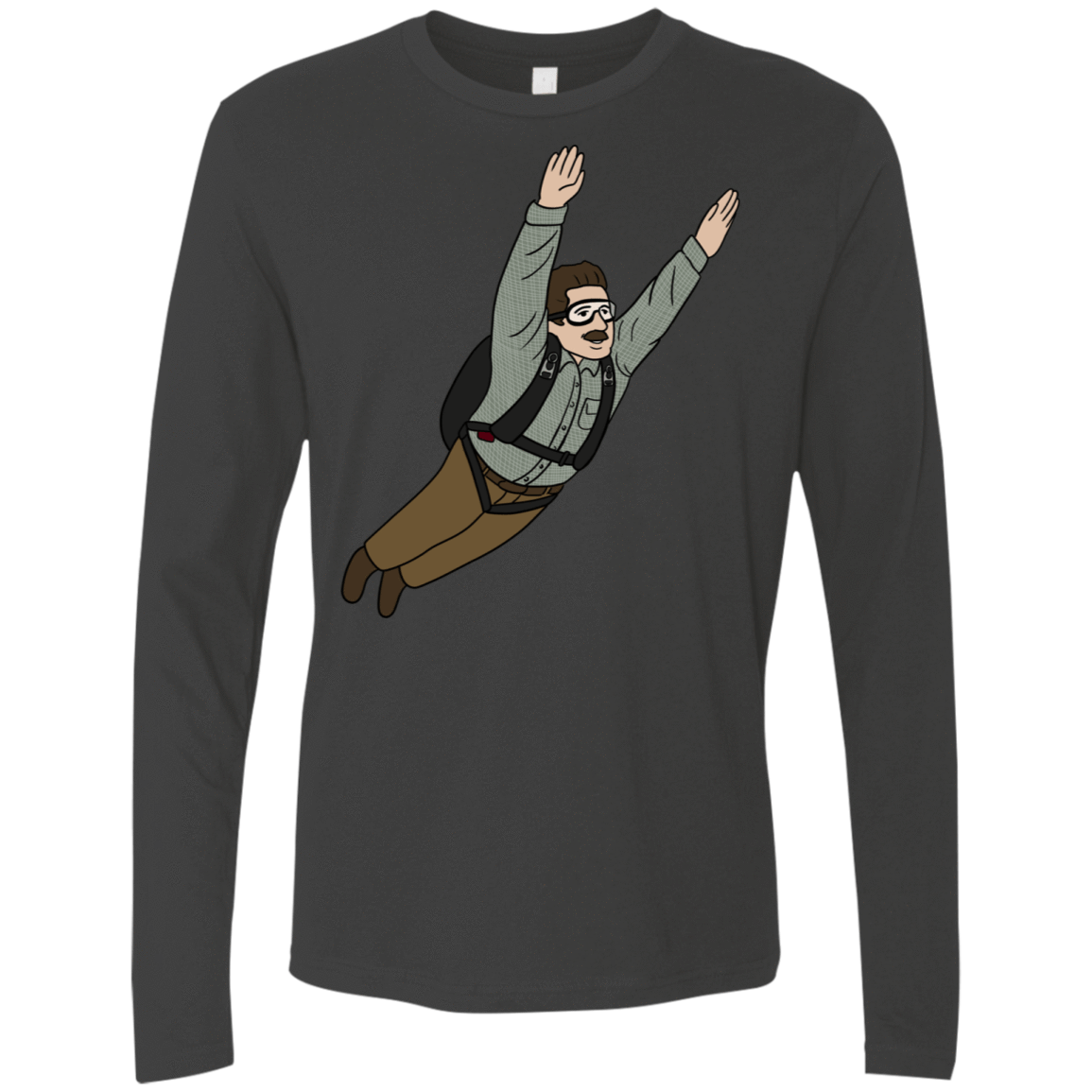 T-Shirts Heavy Metal / S Peter is my Hero Men's Premium Long Sleeve