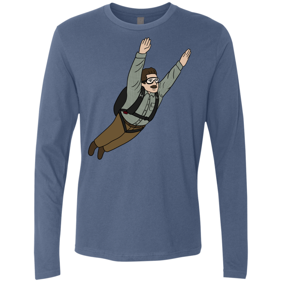 T-Shirts Indigo / S Peter is my Hero Men's Premium Long Sleeve