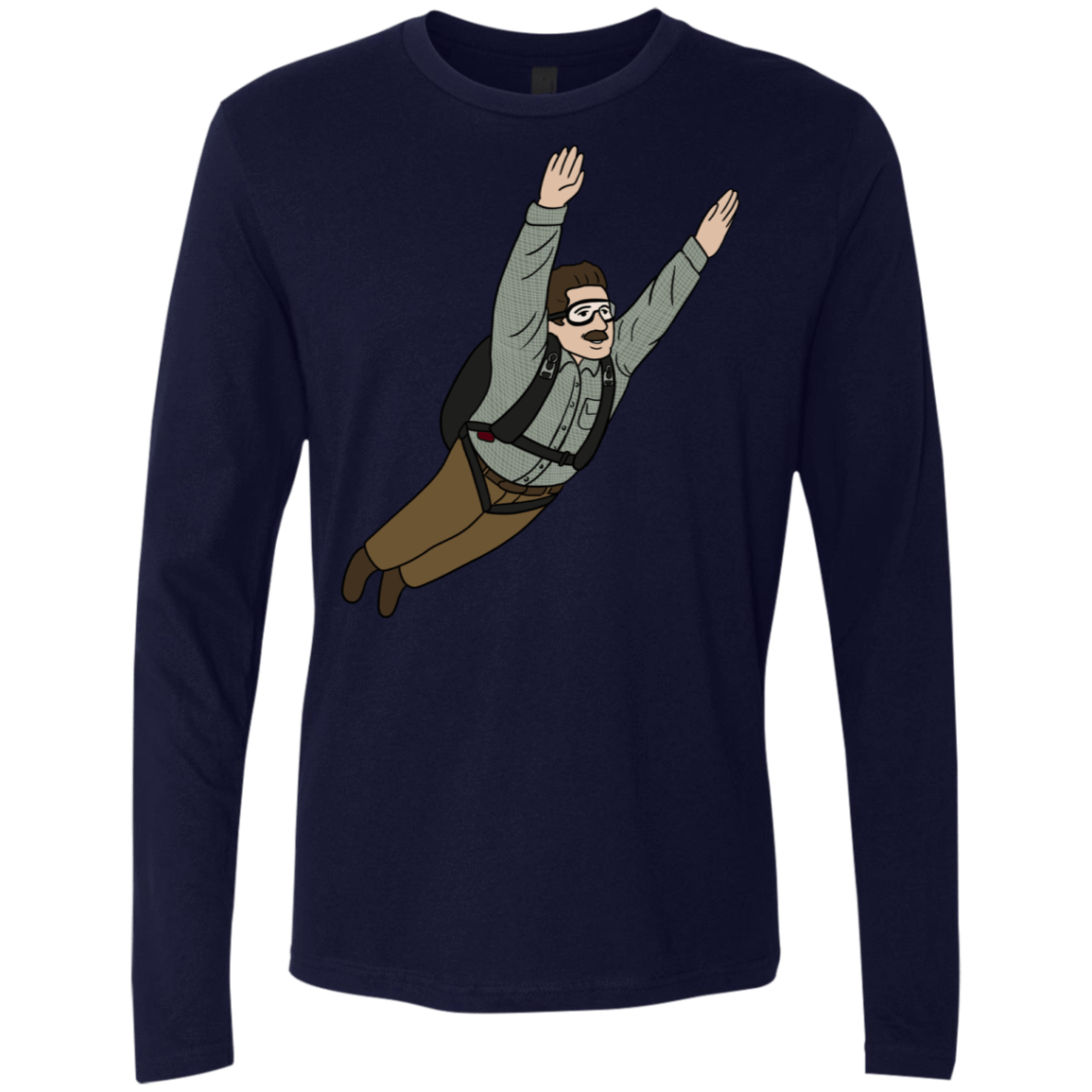 T-Shirts Midnight Navy / S Peter is my Hero Men's Premium Long Sleeve