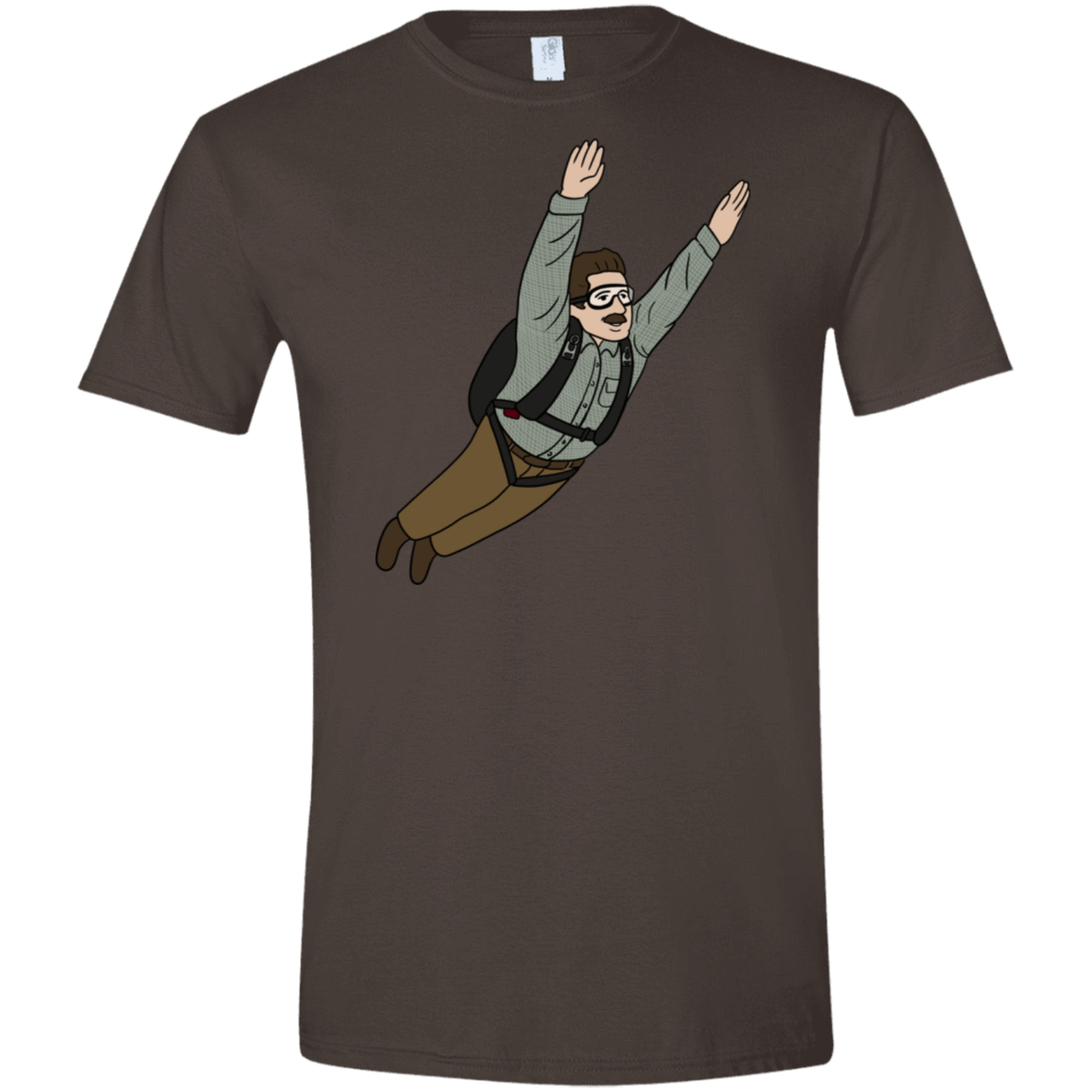 T-Shirts Dark Chocolate / S Peter is my Hero Men's Semi-Fitted Softstyle