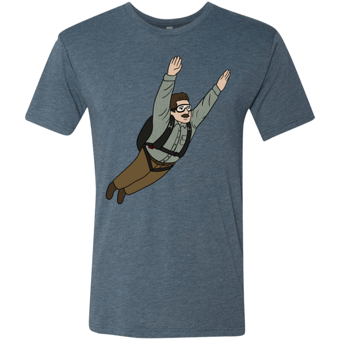 T-Shirts Indigo / S Peter is my Hero Men's Triblend T-Shirt