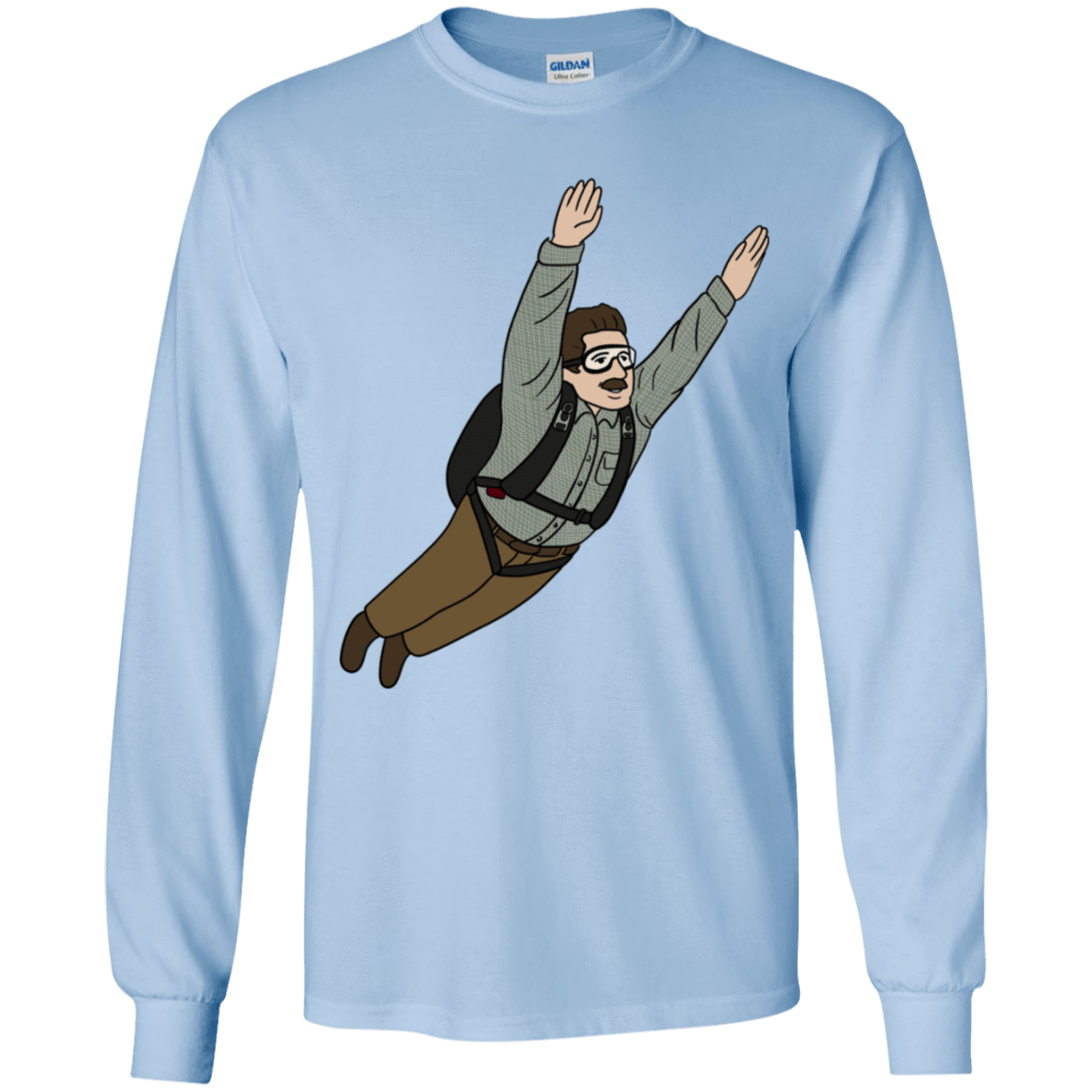 T-Shirts Light Blue / YS Peter is my Hero Youth Long Sleeve T-Shirt