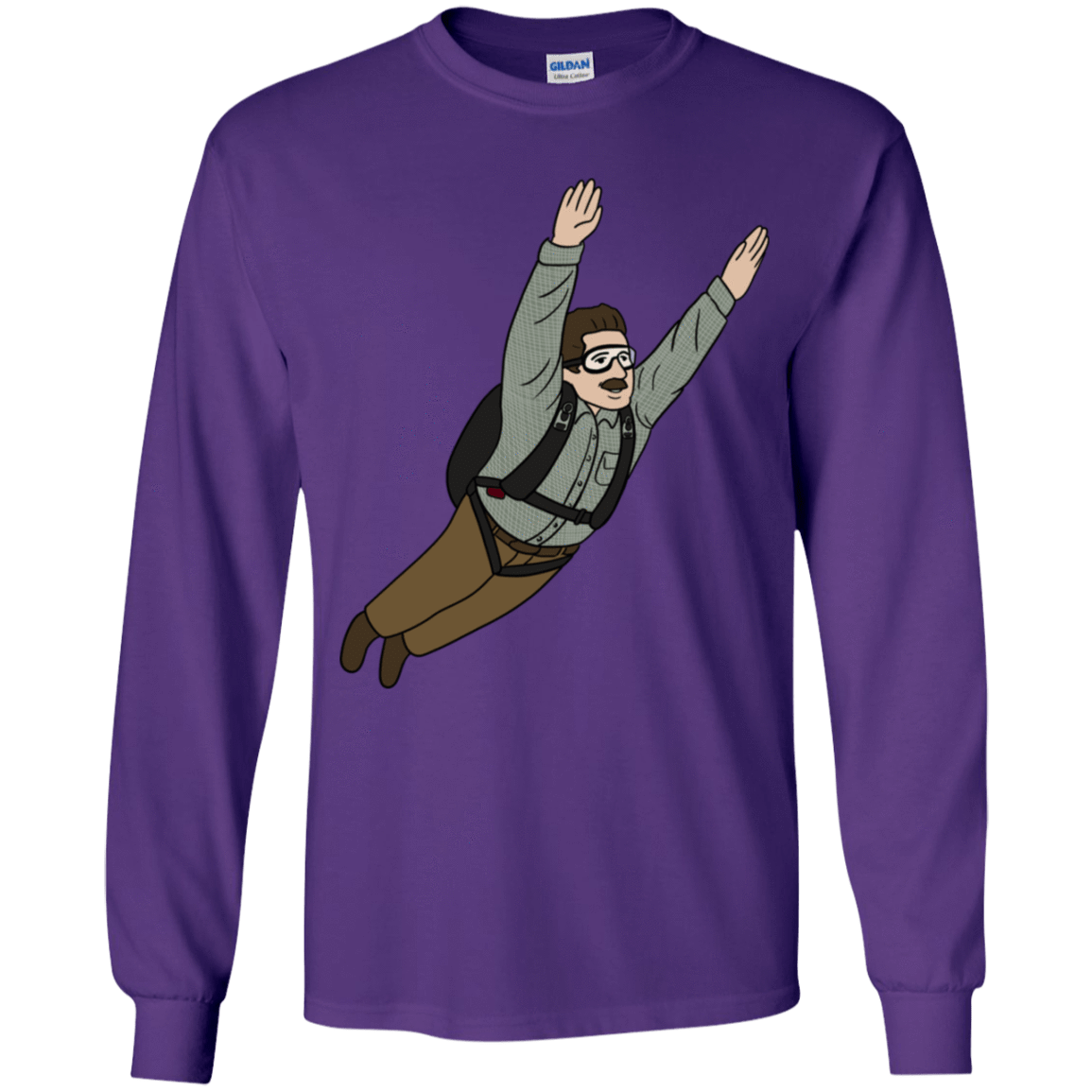 T-Shirts Purple / YS Peter is my Hero Youth Long Sleeve T-Shirt