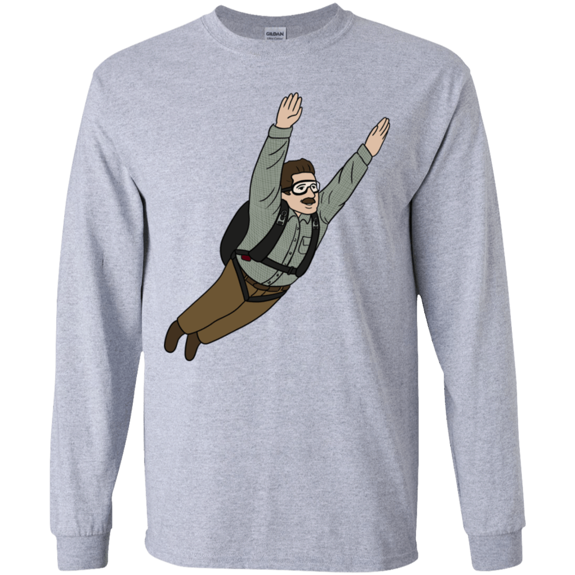 T-Shirts Sport Grey / YS Peter is my Hero Youth Long Sleeve T-Shirt