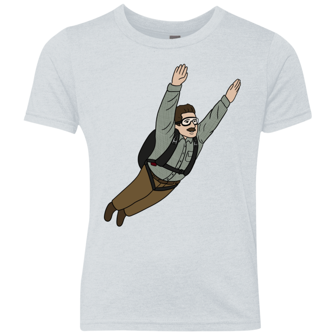T-Shirts Heather White / YXS Peter is my Hero Youth Triblend T-Shirt