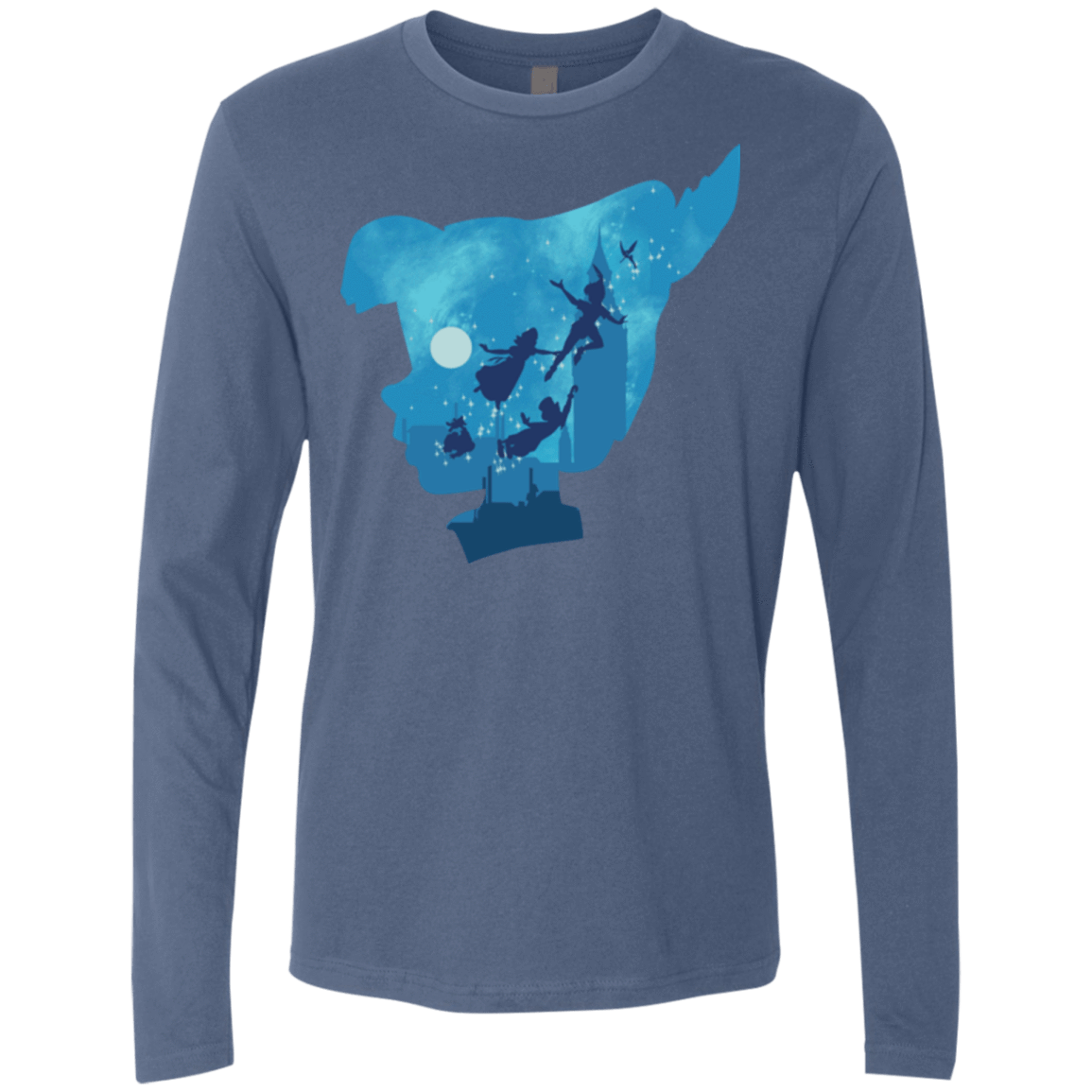 T-Shirts Indigo / S Peter Portrait Men's Premium Long Sleeve