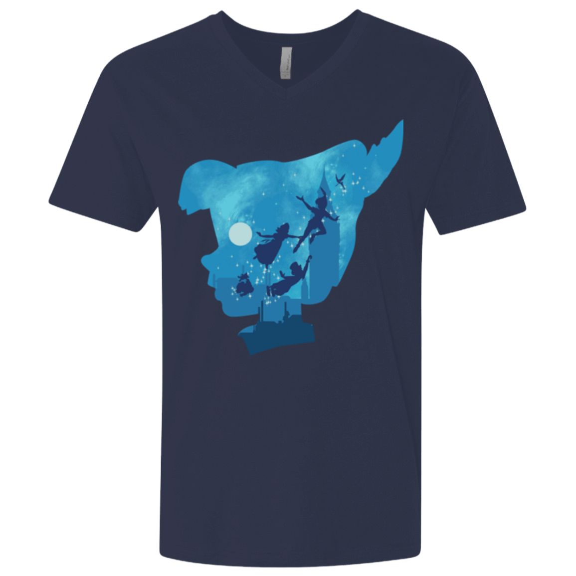 T-Shirts Midnight Navy / X-Small Peter Portrait Men's Premium V-Neck