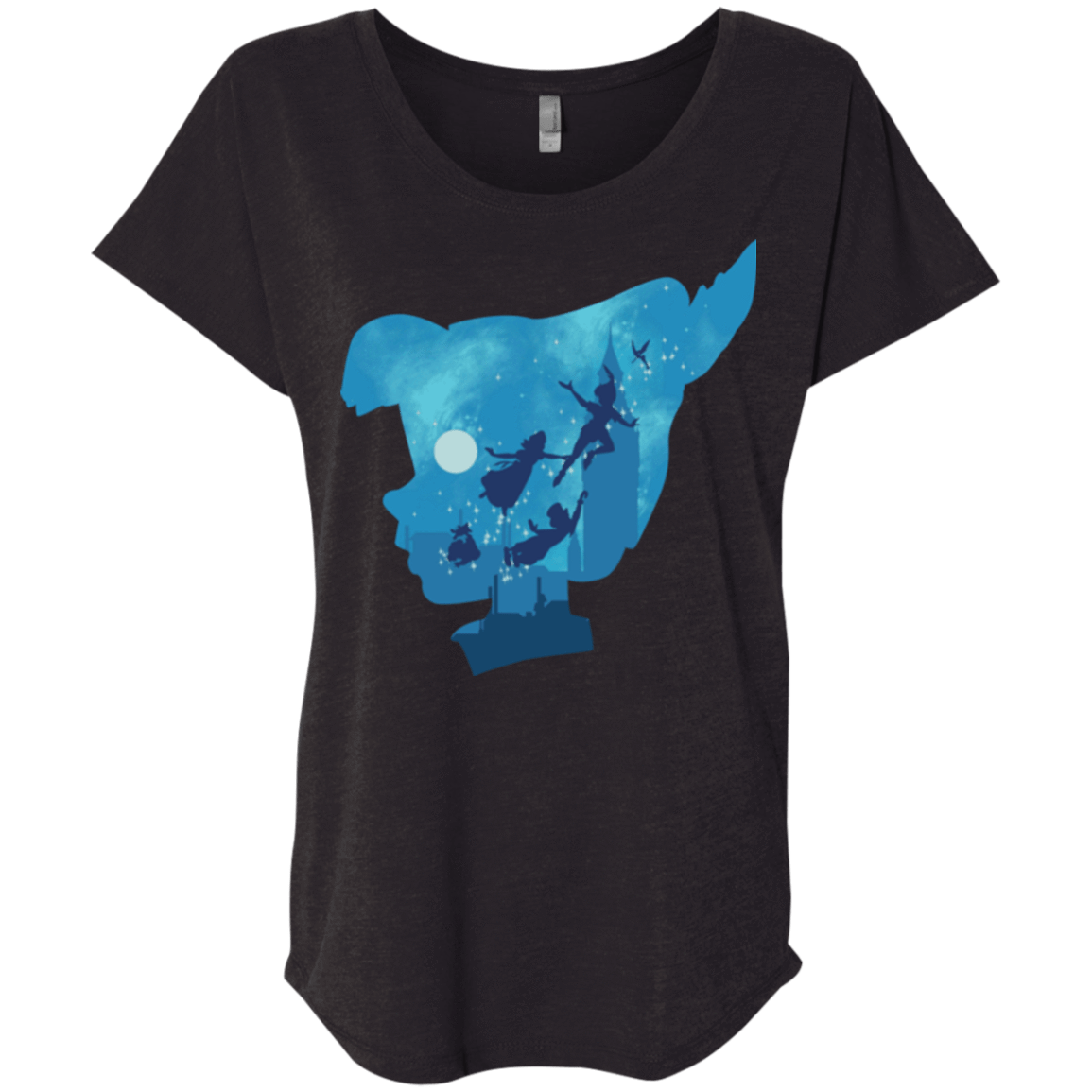 T-Shirts Vintage Black / X-Small Peter Portrait Triblend Dolman Sleeve