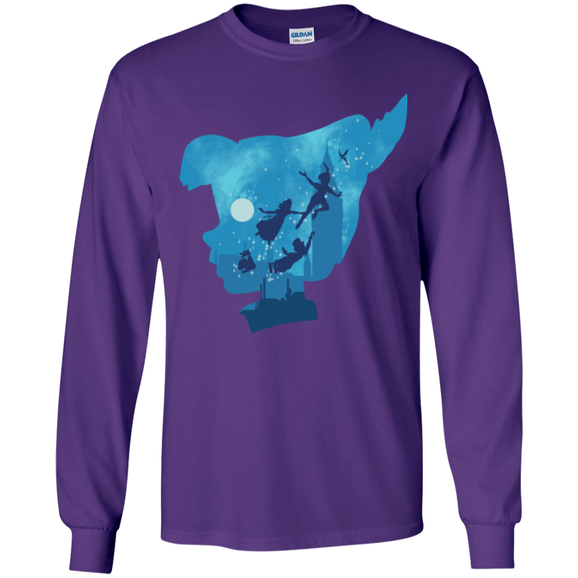 T-Shirts Purple / YS Peter Portrait Youth Long Sleeve T-Shirt
