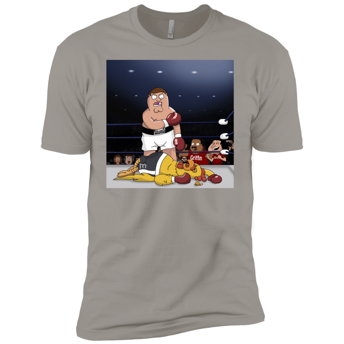 T-Shirts Light Grey / YXS Peter vs Giant Chicken Boys Premium T-Shirt