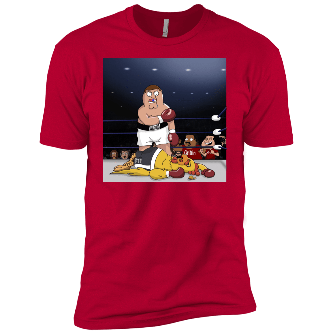 T-Shirts Red / YXS Peter vs Giant Chicken Boys Premium T-Shirt