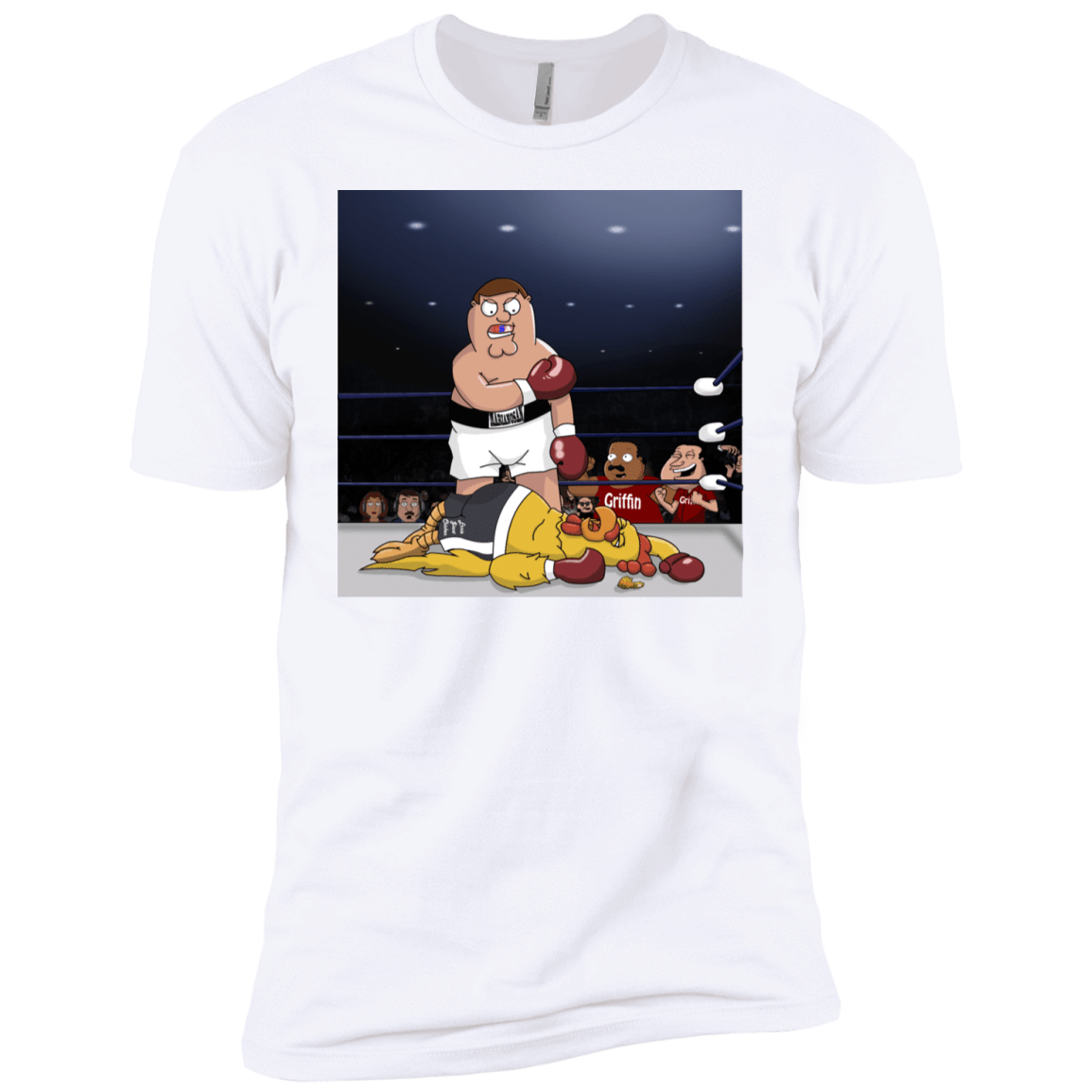 T-Shirts White / YXS Peter vs Giant Chicken Boys Premium T-Shirt