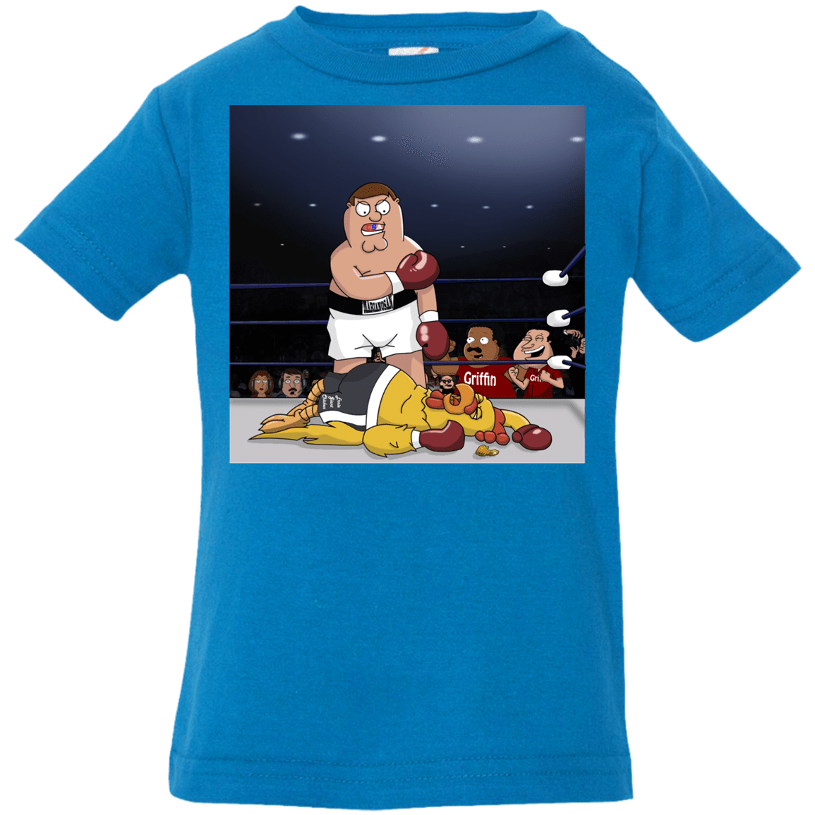 T-Shirts Cobalt / 6 Months Peter vs Giant Chicken Infant Premium T-Shirt