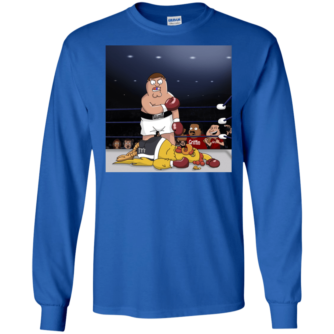 T-Shirts Royal / S Peter vs Giant Chicken Men's Long Sleeve T-Shirt