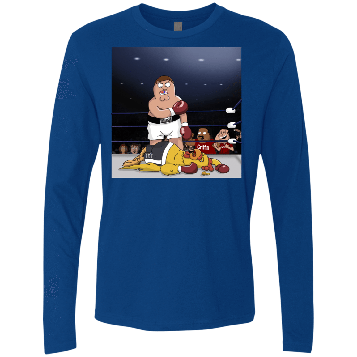 T-Shirts Royal / S Peter vs Giant Chicken Men's Premium Long Sleeve