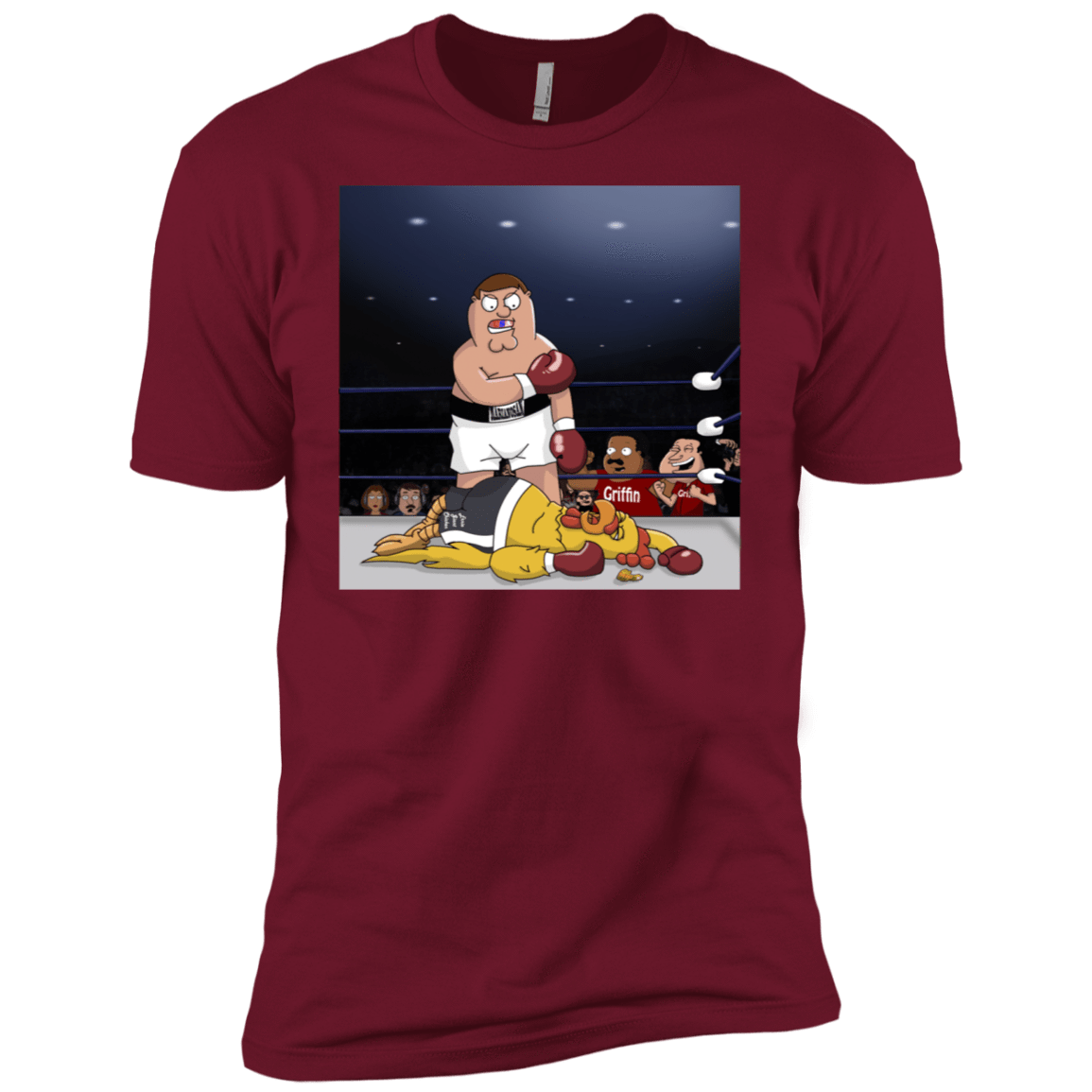 T-Shirts Cardinal / X-Small Peter vs Giant Chicken Men's Premium T-Shirt