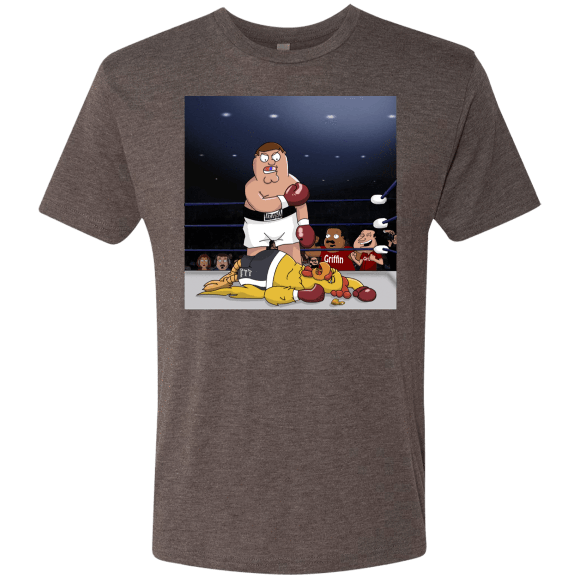 T-Shirts Macchiato / S Peter vs Giant Chicken Men's Triblend T-Shirt