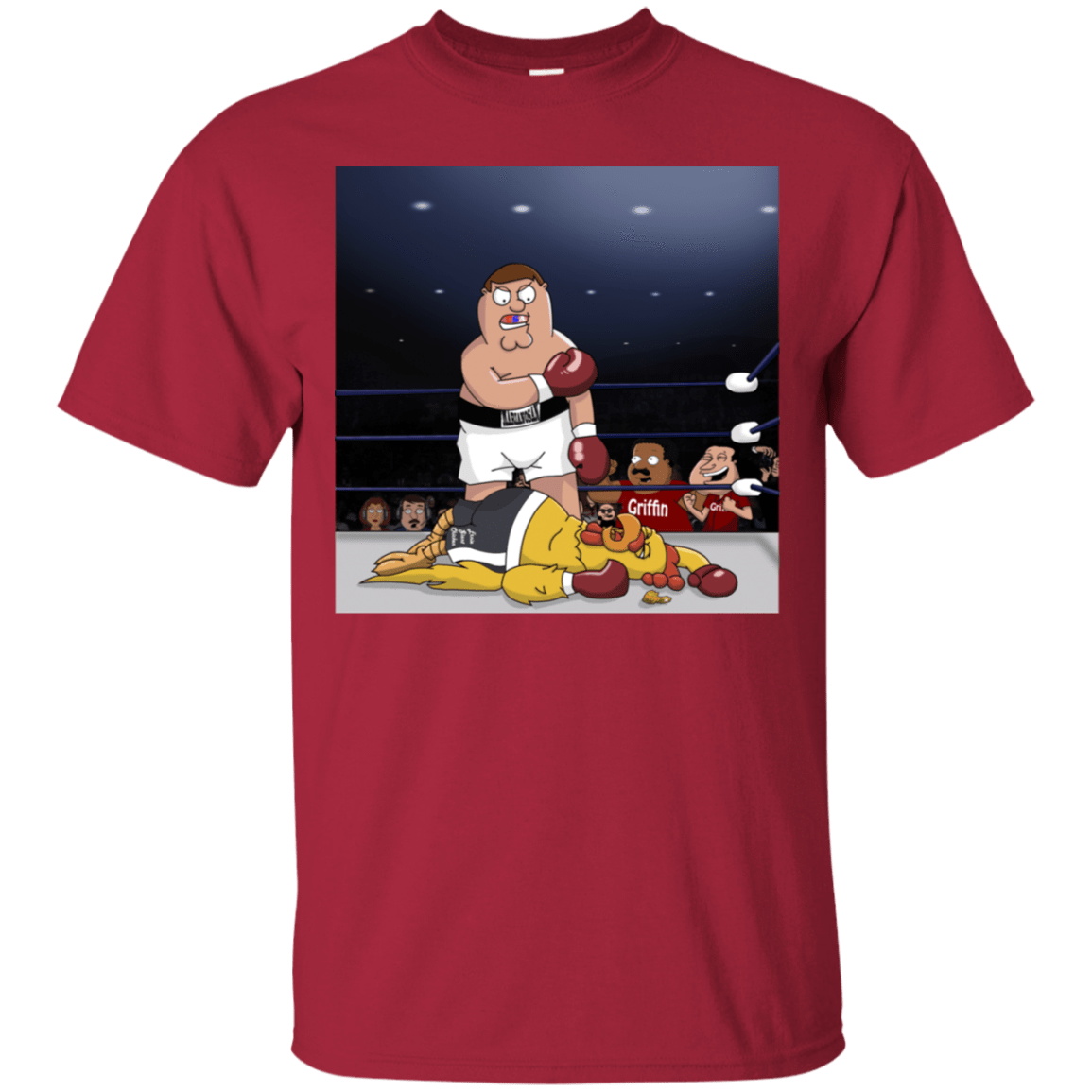 T-Shirts Cardinal / S Peter vs Giant Chicken T-Shirt