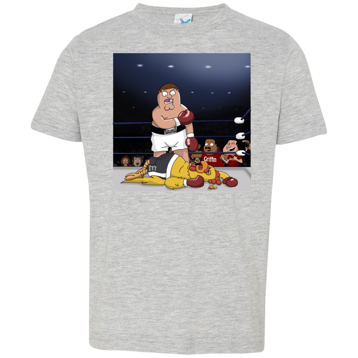 T-Shirts Heather Grey / 2T Peter vs Giant Chicken Toddler Premium T-Shirt