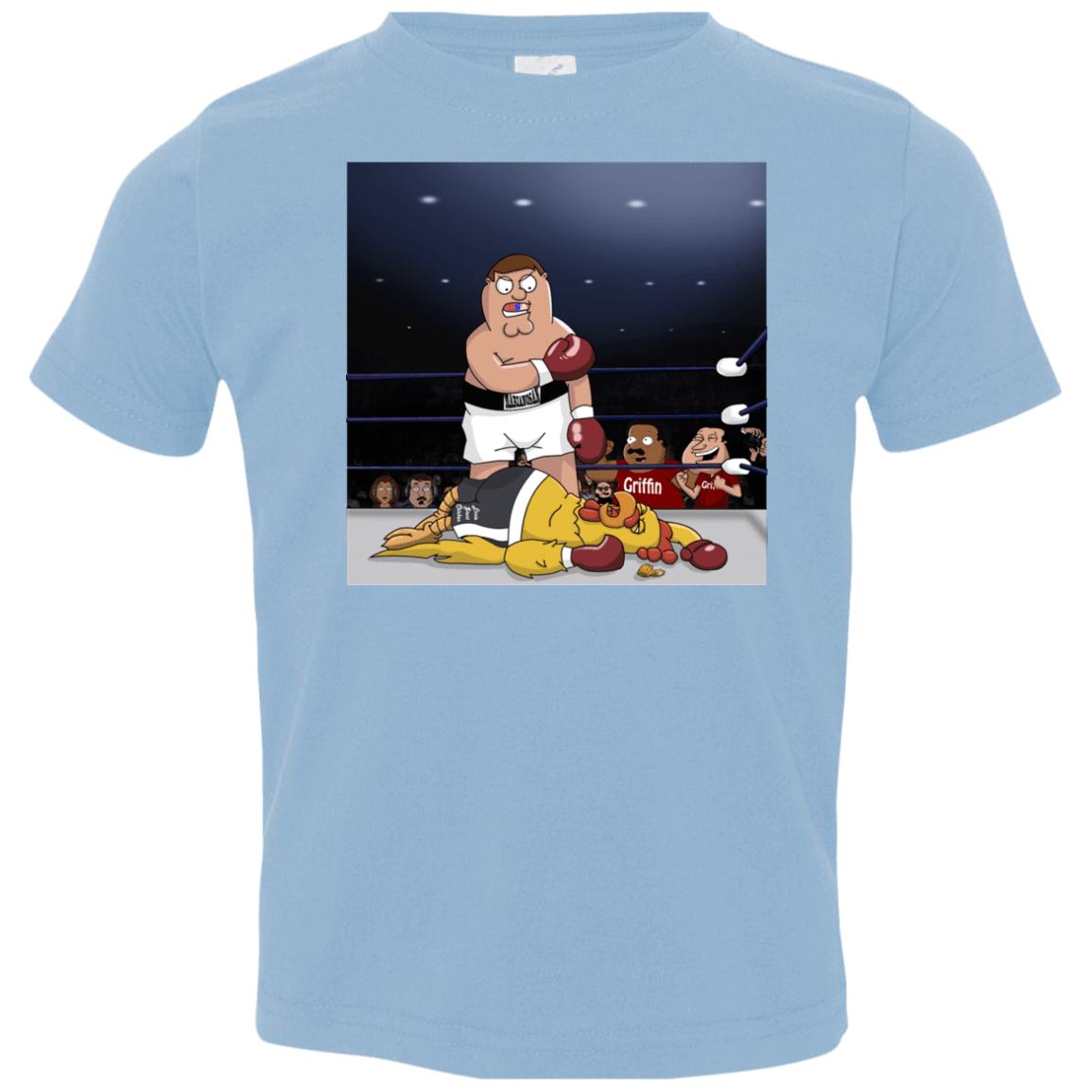 T-Shirts Light Blue / 2T Peter vs Giant Chicken Toddler Premium T-Shirt