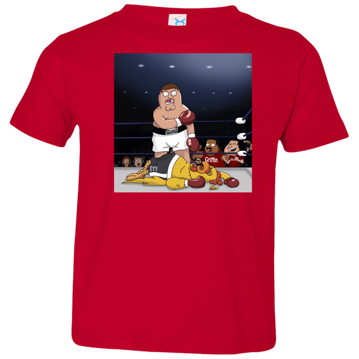 T-Shirts Red / 2T Peter vs Giant Chicken Toddler Premium T-Shirt