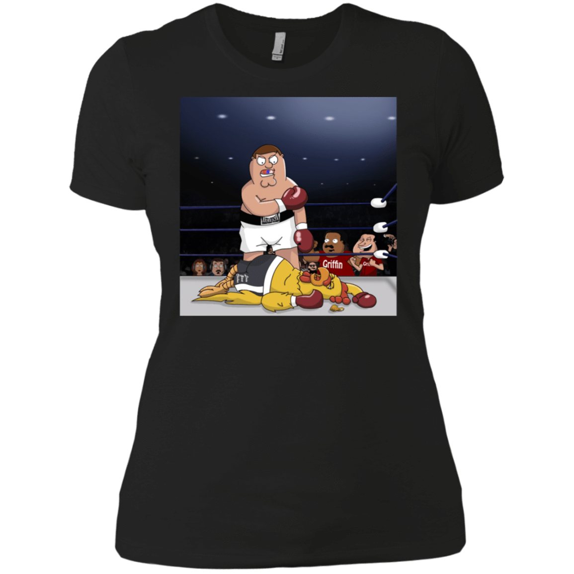 T-Shirts Black / X-Small Peter vs Giant Chicken Women's Premium T-Shirt
