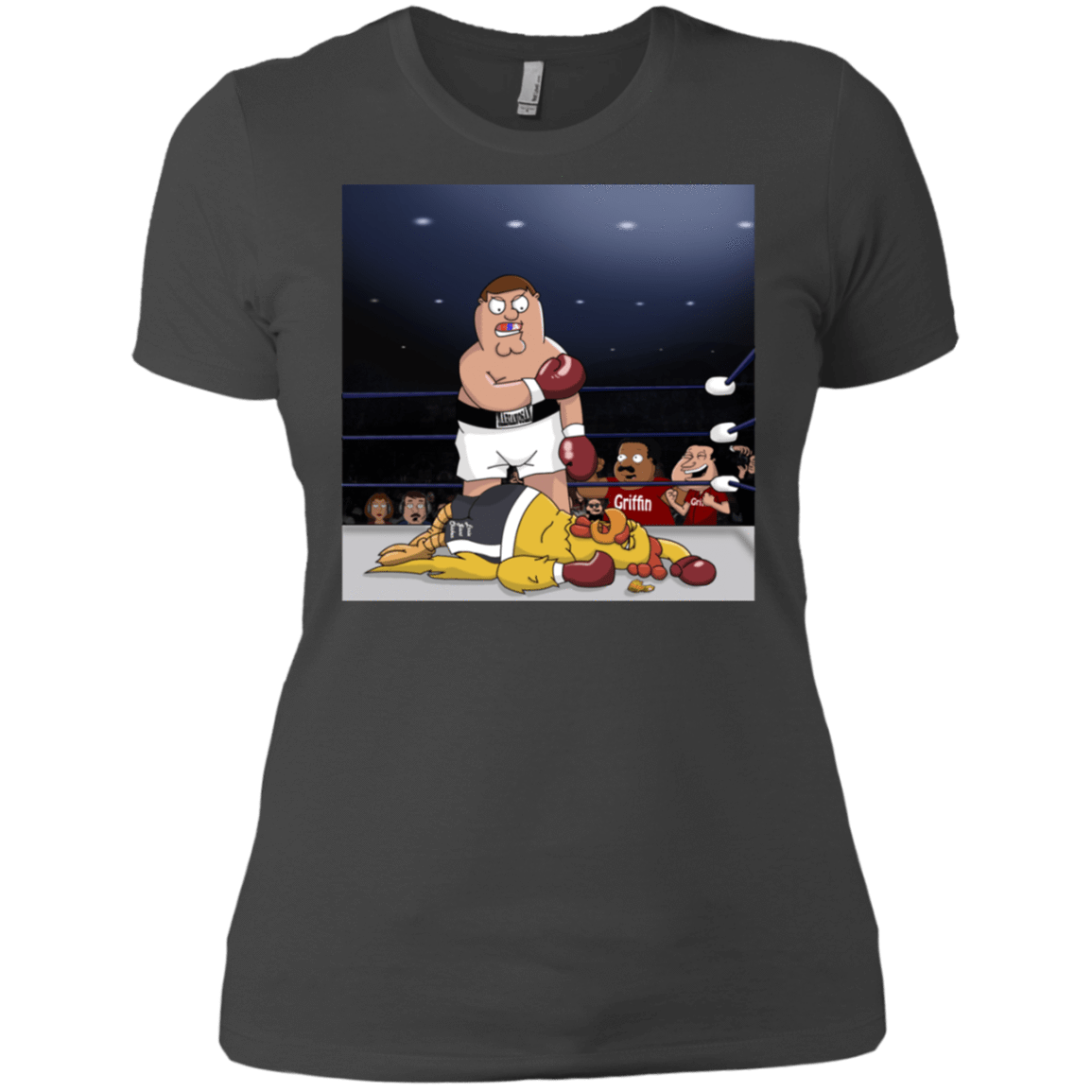 T-Shirts Heavy Metal / X-Small Peter vs Giant Chicken Women's Premium T-Shirt