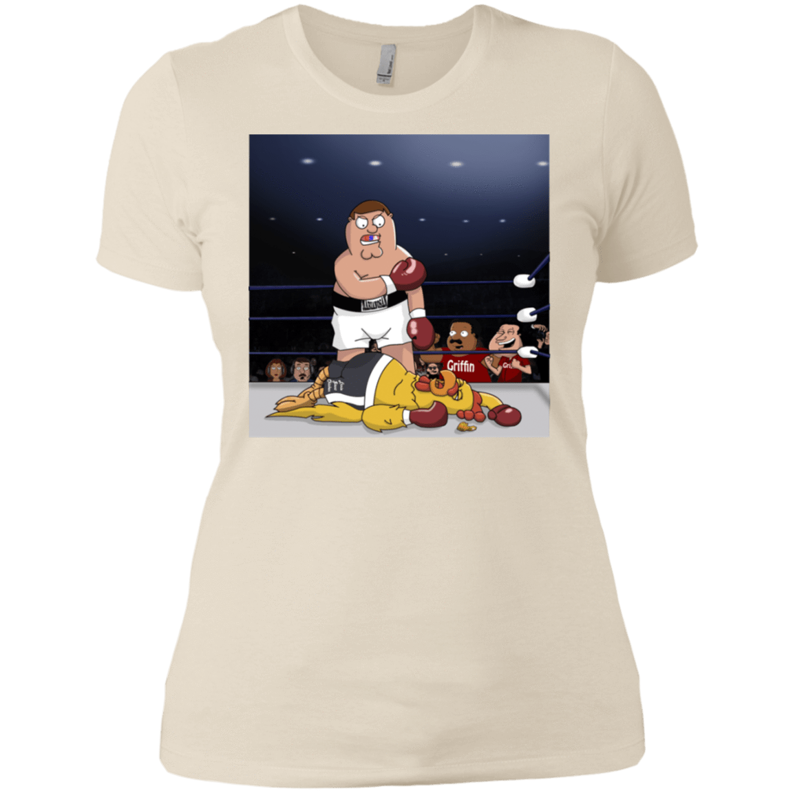 T-Shirts Ivory/ / X-Small Peter vs Giant Chicken Women's Premium T-Shirt