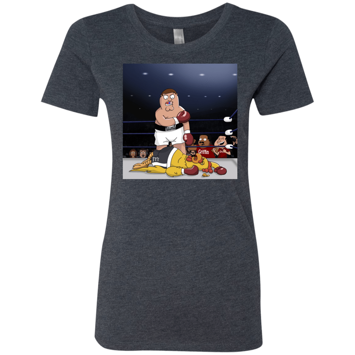 T-Shirts Vintage Navy / S Peter vs Giant Chicken Women's Triblend T-Shirt