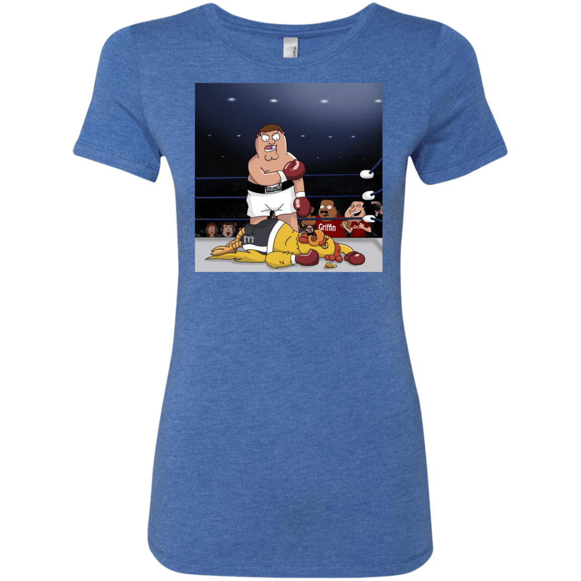 T-Shirts Vintage Royal / S Peter vs Giant Chicken Women's Triblend T-Shirt