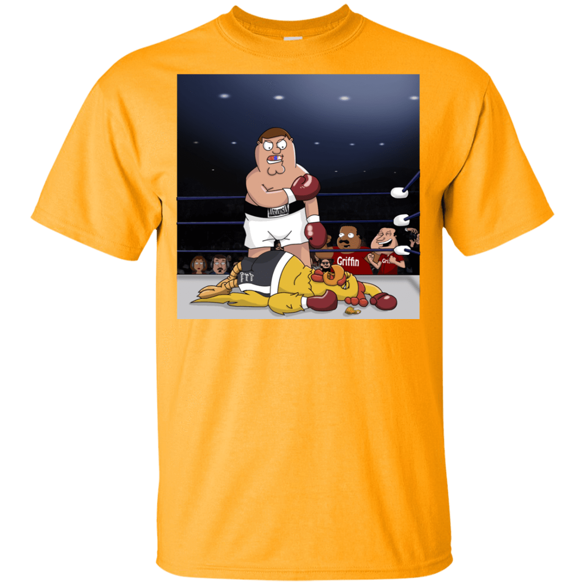 T-Shirts Gold / YXS Peter vs Giant Chicken Youth T-Shirt