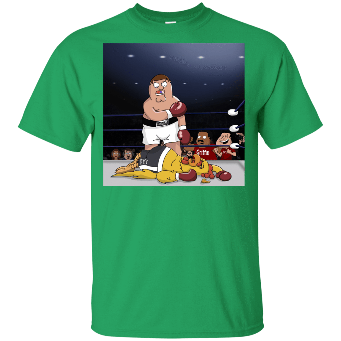 T-Shirts Irish Green / YXS Peter vs Giant Chicken Youth T-Shirt